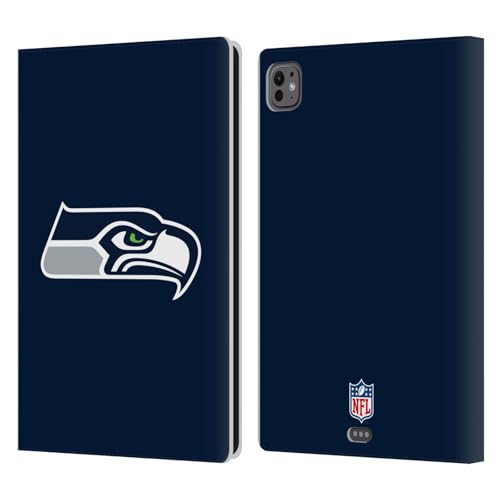 Housse Seattle Seahawks iPad Pro 11 M4 avec support et fentes cartes