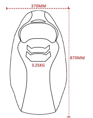 Asiento sillín accesorios de motocicleta funda cojín retro NMAX 155 4