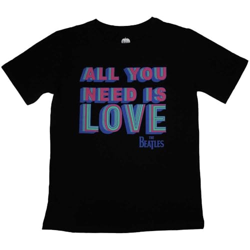 The Beatles All You Need is Love Femme Skinny Fit T Shirt Size M