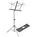 On Stage SM7122PB Compact Sheet Music Stand with Bag, Purple