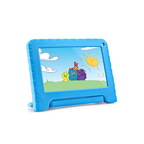 Tablet Multilaser Galinha Pintadinha Quad Core 32GB Tela 7 Polegadas Azul – NB373