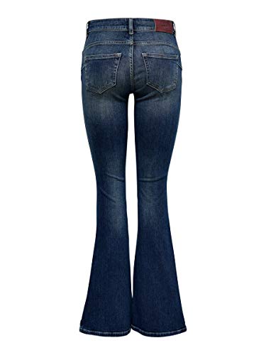 Only Onljo Reg Flared DNM Jeans Rea10032, Dark