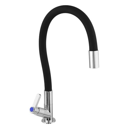 Torneira Cozinha Silicone Gourmet Articulado Flexivel 360 Metal Cromado Bancada Mesa Pia Resistente