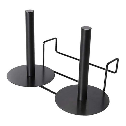 Support sac poubelle réutilisable double tête en métal stable - 8