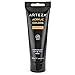 Produktbild Arteza Acrylfarbe, hochwertige Acrylfarbe, Künstlerfarbe für Leinwand, 120 ml Malfarbe in Beutel/Tube, Mars Schwarz