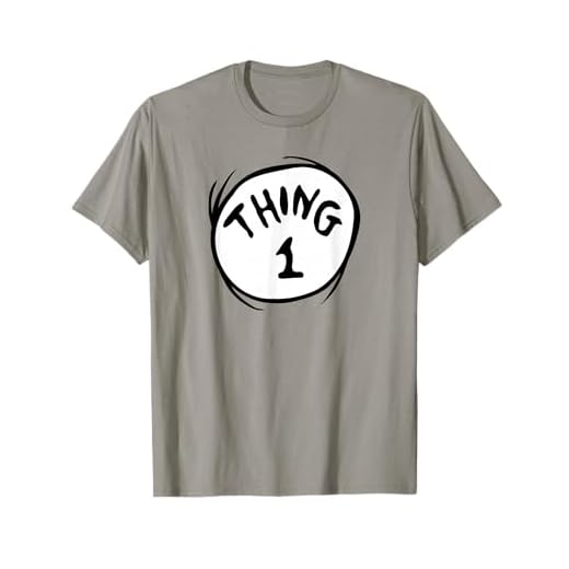 Dr. Seuss Thing 1 Emblem Color Option T-Shirt