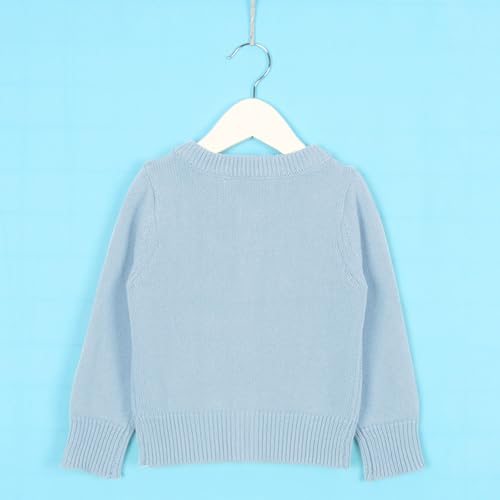 Toddler Boys Girls Knitted Sweater Cardigan Autumn Winter Soft Sweater Kids Solid Single Breasted Long Sleeve Tops2