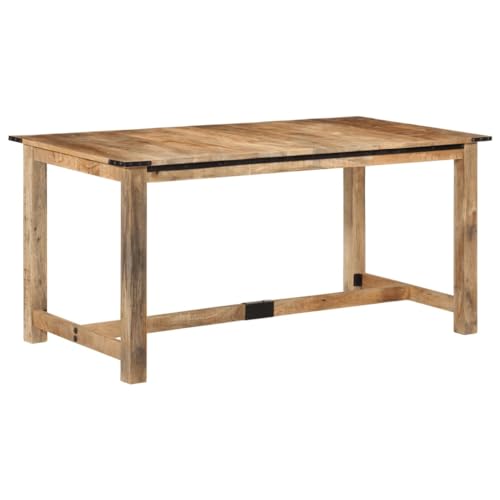 vidaXL Table à Manger, Table de Repas, Table à Dîner, Meuble de Cuisine Salle à Manger...