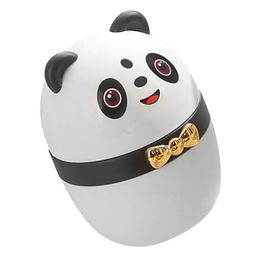 Hemobllo Cute Cartoon Panda Toothpick Holder Dispenser Pressing Type Toothpick Case for Easy Access Clean Storage Fun Practical Kitchen Organizer for Home Use