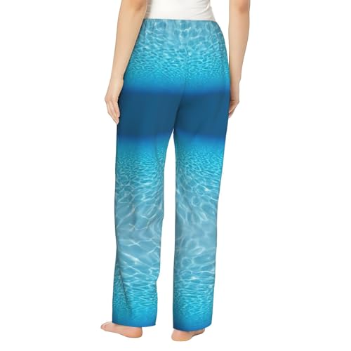 Pantalon de détente extensible imprimé sous-marin fluide et doux