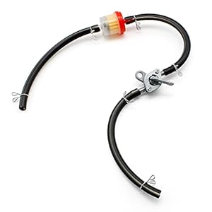TIANLIN Filtre à Huile D’essence de Carburant, 1 Tuyau de Carburant Filtre à Huile 6 Clips de Tuyau de Carburant et 1 Interrupteur de Carburant, 3 Tuyau de Carburant, pour Moto, Voiture, Scooter
