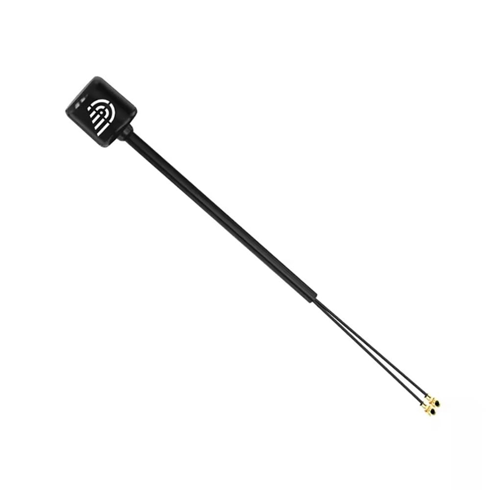 O3 - Antenna doppia da 5,8 GHz, lunghezza 170 mm, interfaccia UFL/IPEX, adattata all'unità d'aria O3, accessori per Runcam compatibile DJ I O3 (1 pezzo, nero-O3)
