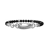 KIDULT - Bracciale in acciaio 316L e agata nera | Philosophy