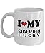 I Love My Siberian Husky Dog Breed Lover Coffee Mug Tea Cup - 11oz Novelty - Working Sled Dog Siberian Huskies Puppy Pet Owner Funny Gag Themed Gifts Idea
