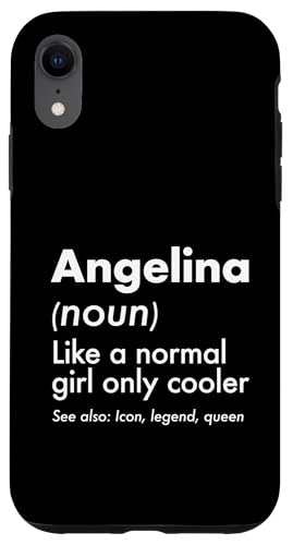 Angelina Like A Normal Girl Only Cooler Queen ���O �X�}�z�P�[�X iPhone XR �p