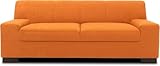 DOMO. collection Sofá Norma, Tela Fina Naranja