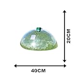 Garden Mile® Large Universal 40cm Clear Heavy Duty Squirrel Baffle Squirrel Proof Bird Feeder Bird Feeding Station Accessory Stop Squirrels Stealing Bird Feed Durable and Easy to Install Baffle - Image 3