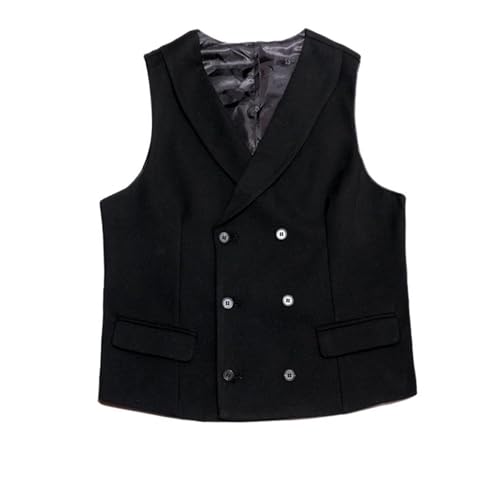 Men's Suit Vest Spring Fall British Style Button Casual Business Slim Fit Vest Waistcoat for men