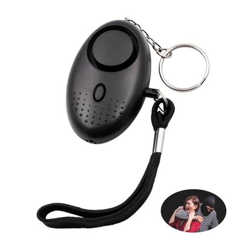 SafeHarmony Alarm For Women, Men, Teenagers, Kids Small Personal Attack Panic Alarm Keyring Night Walking, Safety, The Elderly, Personal Alarm Key Chain For Self Defense, Loud, Batteries Included