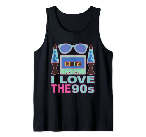 I Love The 90s 90er jahre 90er Patry 90er Mode 90er Outfit Tank Top