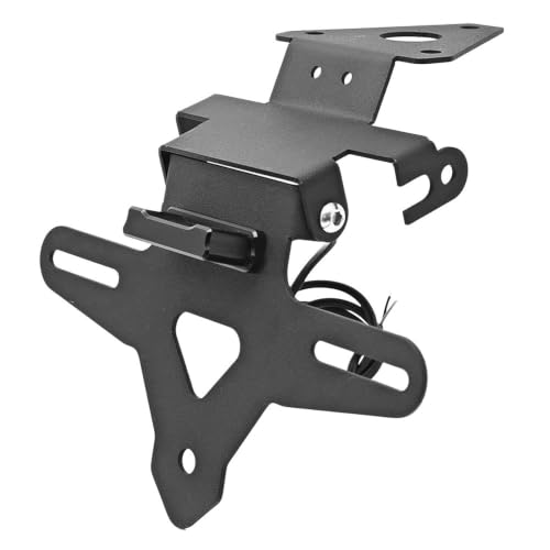 Support de plaque moto 660 arrière robuste avec kit de montage stable