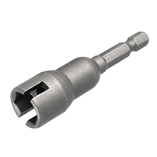 Yakamoz 6Pcs Wing Nut Driver Set Hurricane Shutter Wingnut Screw Divers Eye Bolt Drive Drill Bit Socket Wrench Power Tools For Ceiling Cup Hooks Butterfly Wing Nuts Bolts, 1/4" Hex Shank #TOP1