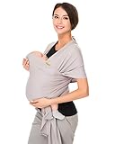 ERGONOMISCHES DESIGN: Unsere Babytragetuch wurde speziell aus dehnbarem und dennoch robustem Material hergestellt und belastet Ihren müden Rücken und Ihre Schultern nach langer Nutzungsdauer nicht. Die Haltbarkeit hat den maximalen Belastungstest von 16 kg bestanden.
