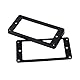 Banworks Humbucker-Tonabnehmerringe, Tonabnehmerrahmen, flache Unterseite, schräger Hals und Steg, Tonabnehmer-Befestigungsring, für Epiphone LP E-Gitarren, 2 Stück JT/SYQG-01, Schwarz