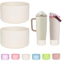 WK IEASON 2PCS Protective Silicone Boots Compatible with Owala FreeSip Sway 30oz 40oz Bottles and 40oz Tumblers, Anti-Slip Bottom Cover Boot for Owala FreeSip Accessories