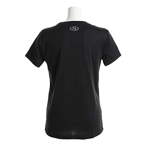 Under Armour Women's Tech Short-Sleeve T-Shirt , Black (001)/Metallic Silver , Medium
