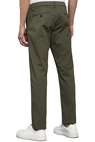 Image of Allen Solly Men's Mid Rise Slim Casual Pants