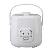 Mini-Reiskocher, 180 W, 2 L, Kleiner Reiskocher, Reise-Reiskocher, 24 V, für Auto mit Dampfgarer, Warm Halten, Geeignet für 1–2 Personen