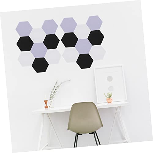 Toddmomy Paneles Acústicos Hexágono 12pcs Material Aislamiento Sonoro Paneles Absorción Sonido Fácil Instalación Sin Olor miniatura 4