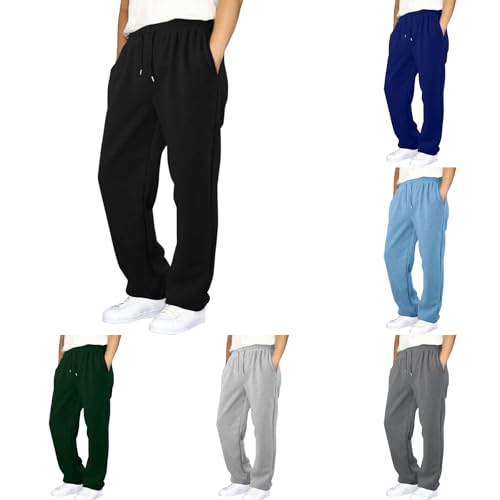 Boys Baggy Sweatpants Kids Toddlers Athletic Workout Active Youth Open Bottom Casual Joggers School Uniform Teen Clothes