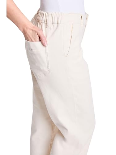 Royalty For Me Womens Women's High Rise Wide Leg Jeans with Elastic Back4