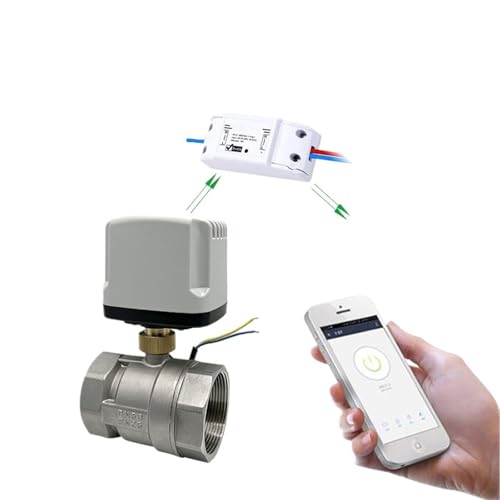 Vanne motorisée WiFi Tuya programmable avec interrupteur horaire intelligent Smart Life - 2