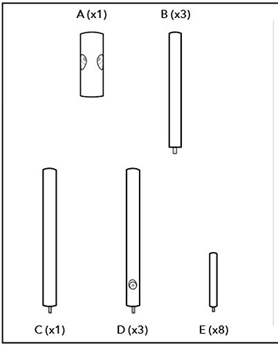 Topline Hat & Coat Rack, Freestanding Wooden - Natural - Thumbnail 4