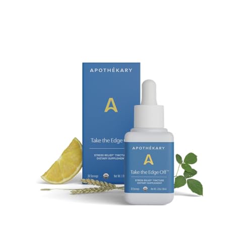 Apothékary Take The Edge Off, Helps Ease Stress & Tension, Alcohol-Free White Wine-Inspired Herbal...