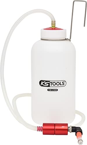 KS Tools 150.2305 Easy-Ventil-Entlüfter mit Auffangflasche, Farbe, 4042146378878