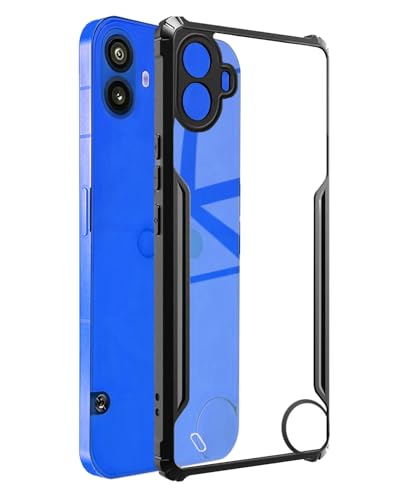 Image of SPAZY CASE CMF Phone 1 Back Cover | Transparent Crystal Clear Hard PC Back Case with TPU Bumper, Drop Protection Case for CMF Phone 1