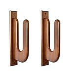 TESLYAR Surfboard Wall Mount – Wooden Surfboard Rack for Wall Storage – Solid Wood Hooks for Surfboard, Snowboard, Paddle Board & Wakeboard – Classic Style