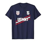 Johnny Cardoso 15 Navy USMNT Officially Licensed T-Shirt