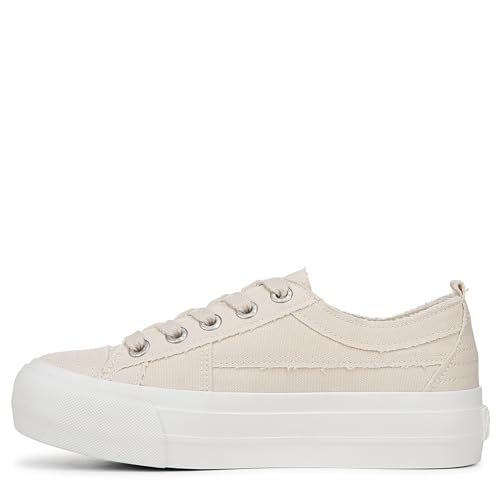 Blowfish Malibu Women's Sadie-Sun Sneaker White Desert Canvas 6.5 M