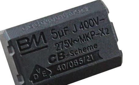Image of 5uF 275V AC 400V DC MKP-X2 BOXTYPE INDUCTION COOKER CAPACITOR