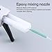50pcs Epoxy Mixing Nozzles, Static Mixing Nozzle Heads, Glue Applicator, SuitableApplicator Static MixerResin Mixing Tip for AB Gun 50ml/1.7oz(1:1/1:2Ratio)