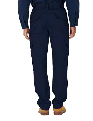 Ubon FR Pants for Men Flame Resistant Cargo Pants 9 oz FRC Pants Elastic Waist Fire Retardant Work Pants with 7 Pockets3