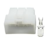 1 Set 6 Pin Automotive Electrical Wiring Cable Connector Female Male 6.3MM Connector 6120-2063