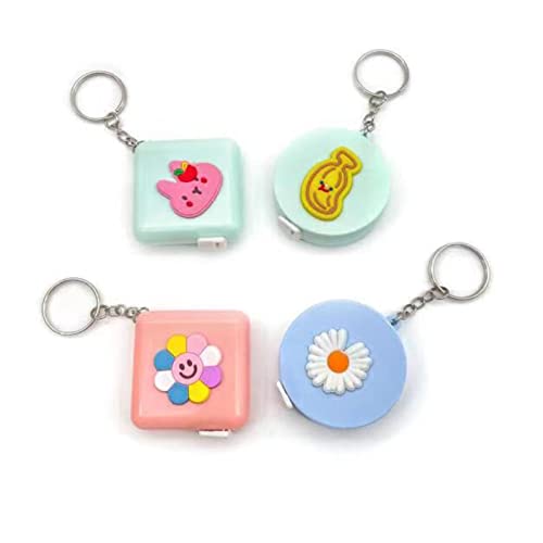 Santousi Tape Measure Cute Measuring Tape Mini Measurement Tape 60 Inch/150 Cm Retractable Measuring Tape Portable Tape Measure Cloth Measuring Tape Pack Of 4 #TOP3