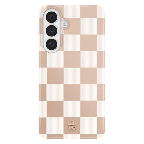 Coque Samsung S26 Velvet Caviar magnétique antichoc Nude Vibe Checker