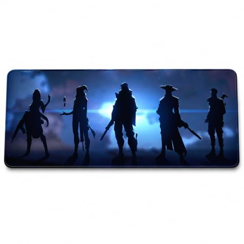 Tapis de souris de jeu professionnel avec bords cousus et surface de 4 mm